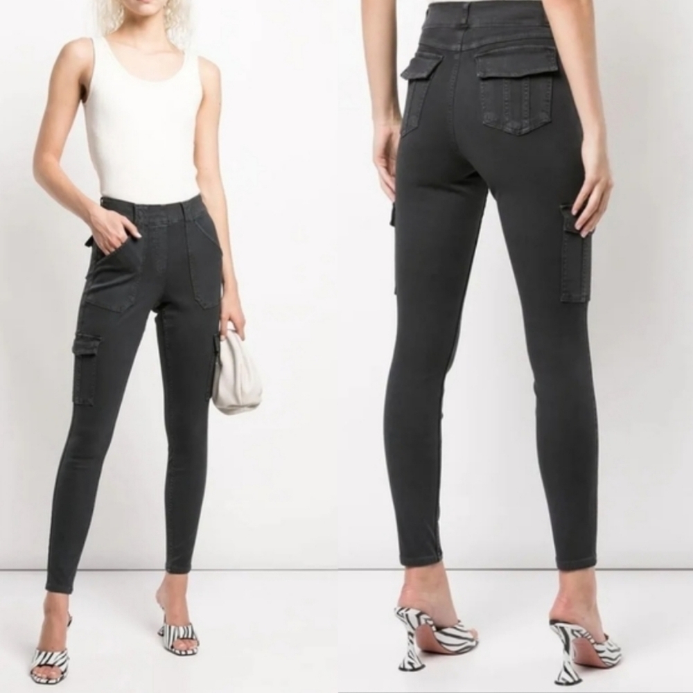 SPANX Black Cargo Skinny Pants